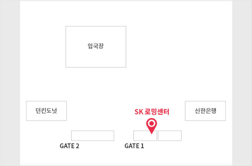 김포공항 위치도
