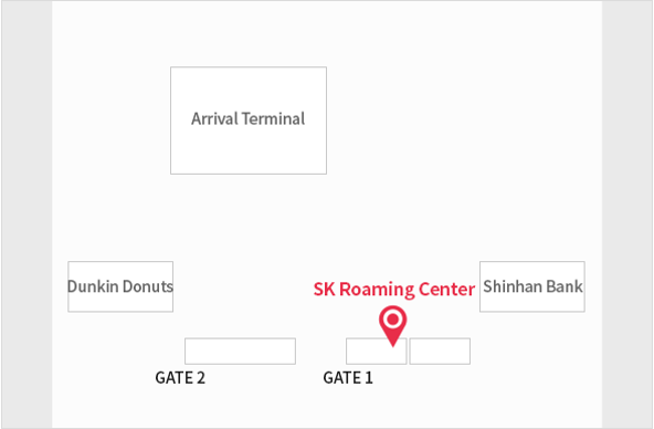 김포공항 위치도